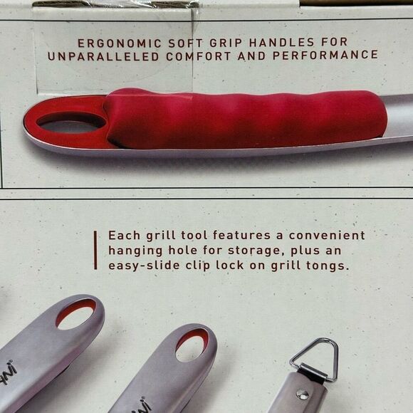 Parini 5-Piece Grill Tool Set - Picture 9 of 14